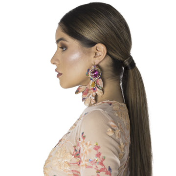 'Purple Fire' Earrrings